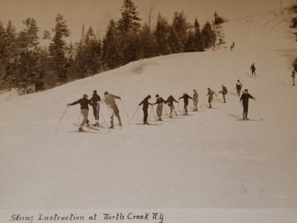 Ski instructor teaching a lesson at Little Gore Mountain