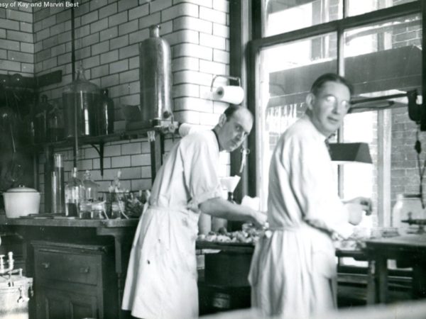 Lab technicians in the Saranac Laboratory