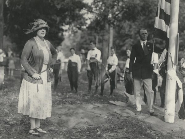 Vaudeville actress and film star in Saranac Lake