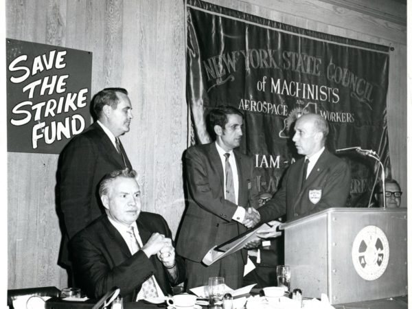 A union dinner for the New York Air Brake Company in Watertown