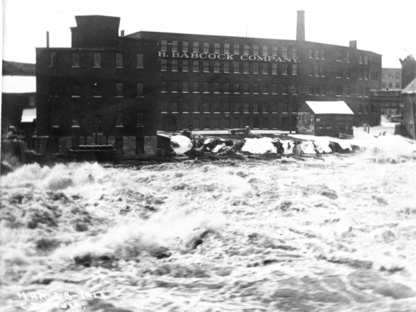 Exterior of the H.H. Babcock Carriage Company in Watertown