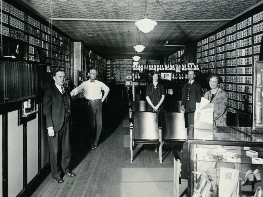 Employees of the G.R. Kinney Company Shoe store in Watertown