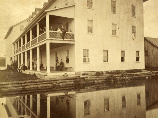 The outside of Martin’s Hotel in Saranac Lake