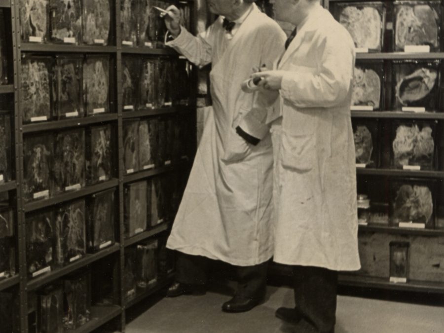 Doctor Locke in the center of his treatment circle in Williamsburg