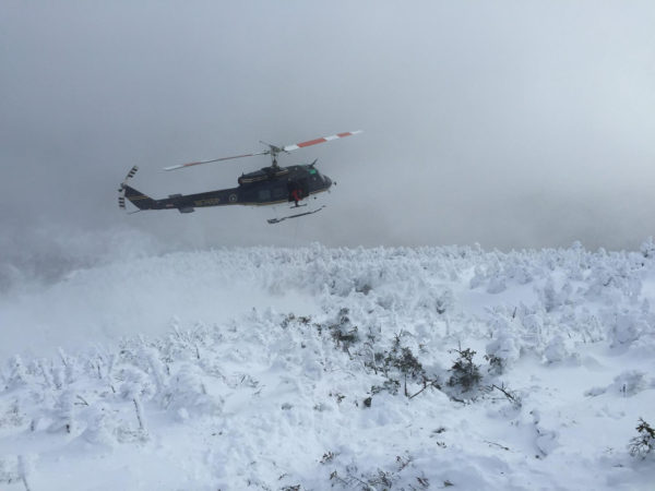 DEC helicopter search for missing hikers