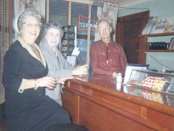 Dave MacAleese tending bar at the Park Restaurant in Cranberry Lake