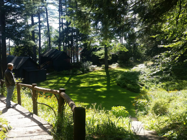 Caretaker Pete McConville at Camp Woodmere on Upper Saint Regis Lake