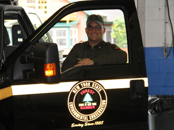 Forest Ranger Chris Kostoss in Wilmington