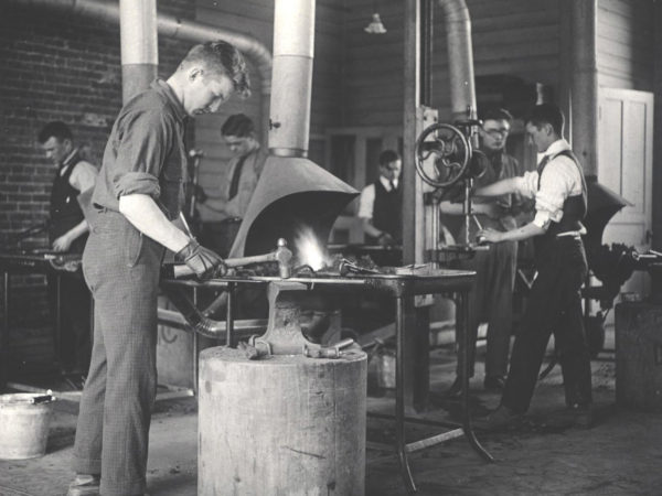 Metal working shop at the SUNY Canton Agricultural and Technology College