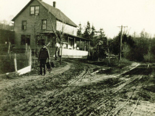 Postmaster Moody in Tupper Lake