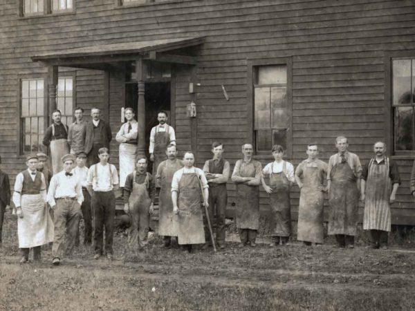 Employees of Dexter Finishing Shop in Dexter