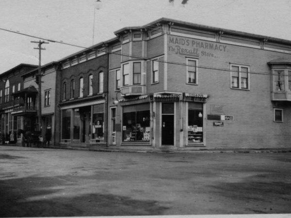 Businesses on Maid’s Corner in Tupper Lake