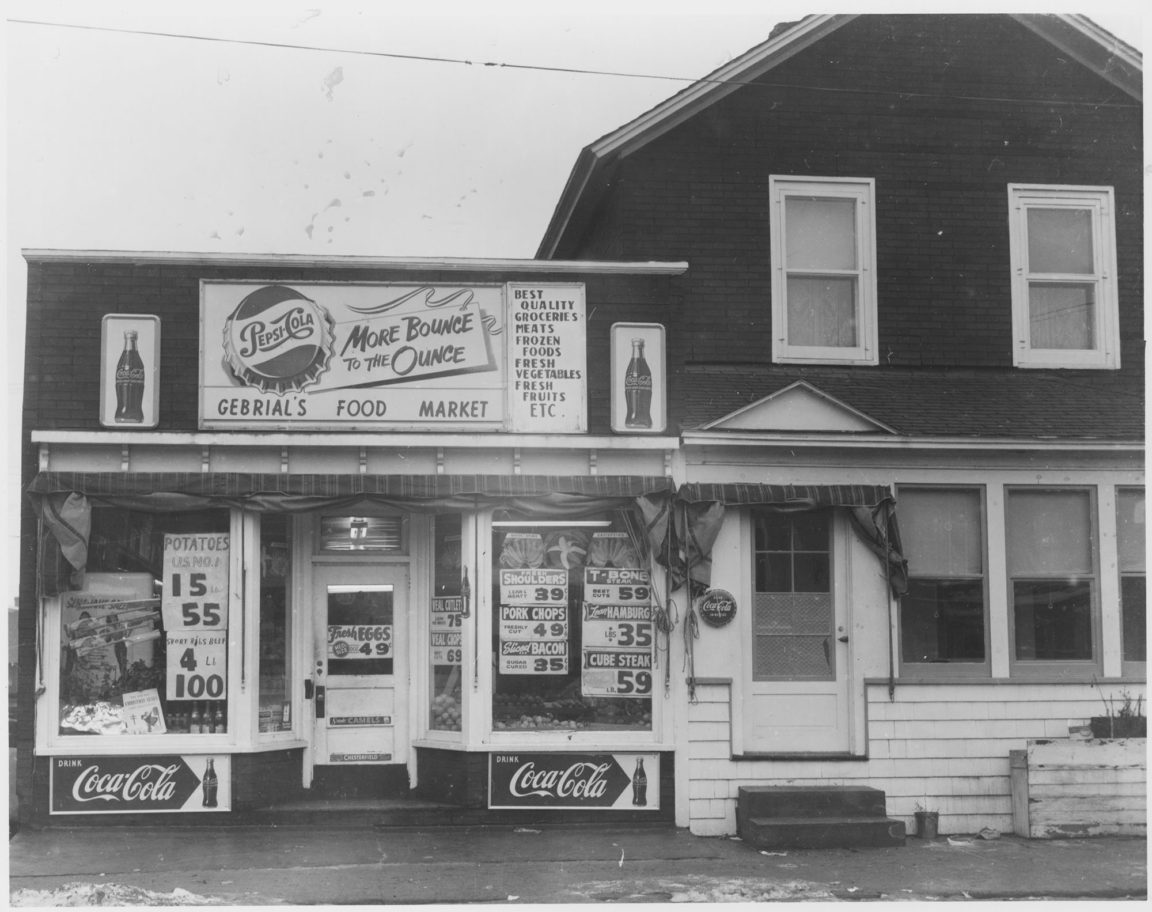 The exterior of Gebrial’s Food Market in Tupper Lake
