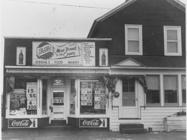 The exterior of Gebrial’s Food Market in Tupper Lake