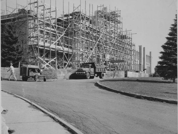 Construction on the Tupper Lake High School