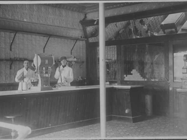 Inside First Meat Market in Tupper Lake