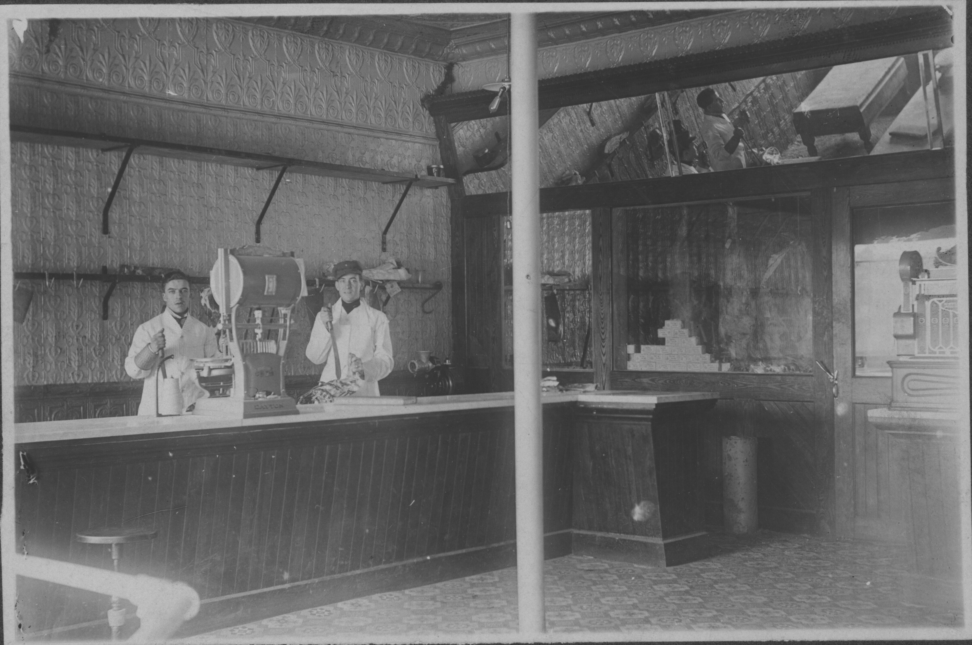 Inside First Meat Market in Tupper Lake