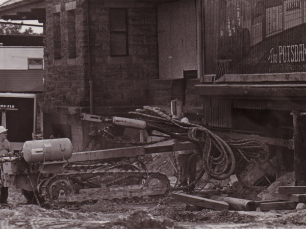 Preparing to Move the Potsdam Depot in Potsdam NY