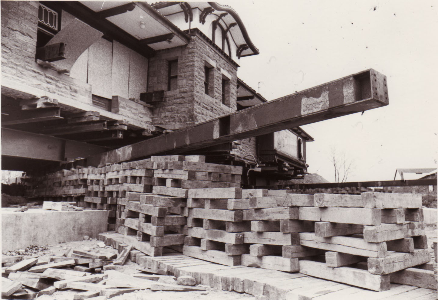 Moving the Potsdam Depot in Potsdam