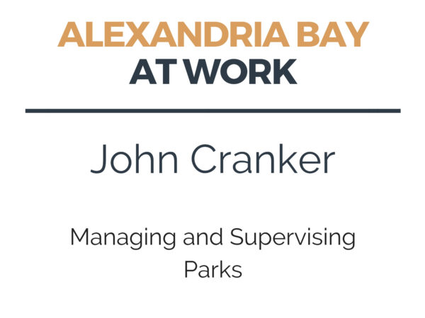 Managing and Supervising Parks in Alexandria Bay