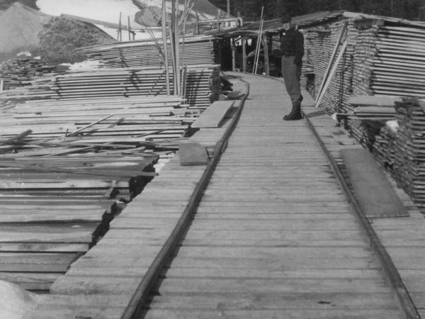 At the Triangle Lumber Mill in Onchiota