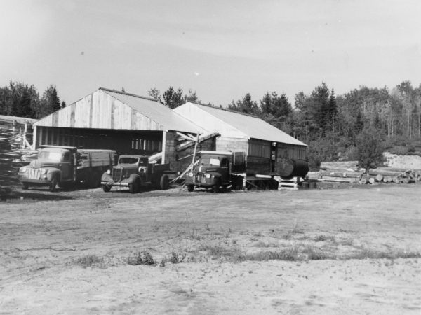 The Triangle Lumber Company mill in Onchiota