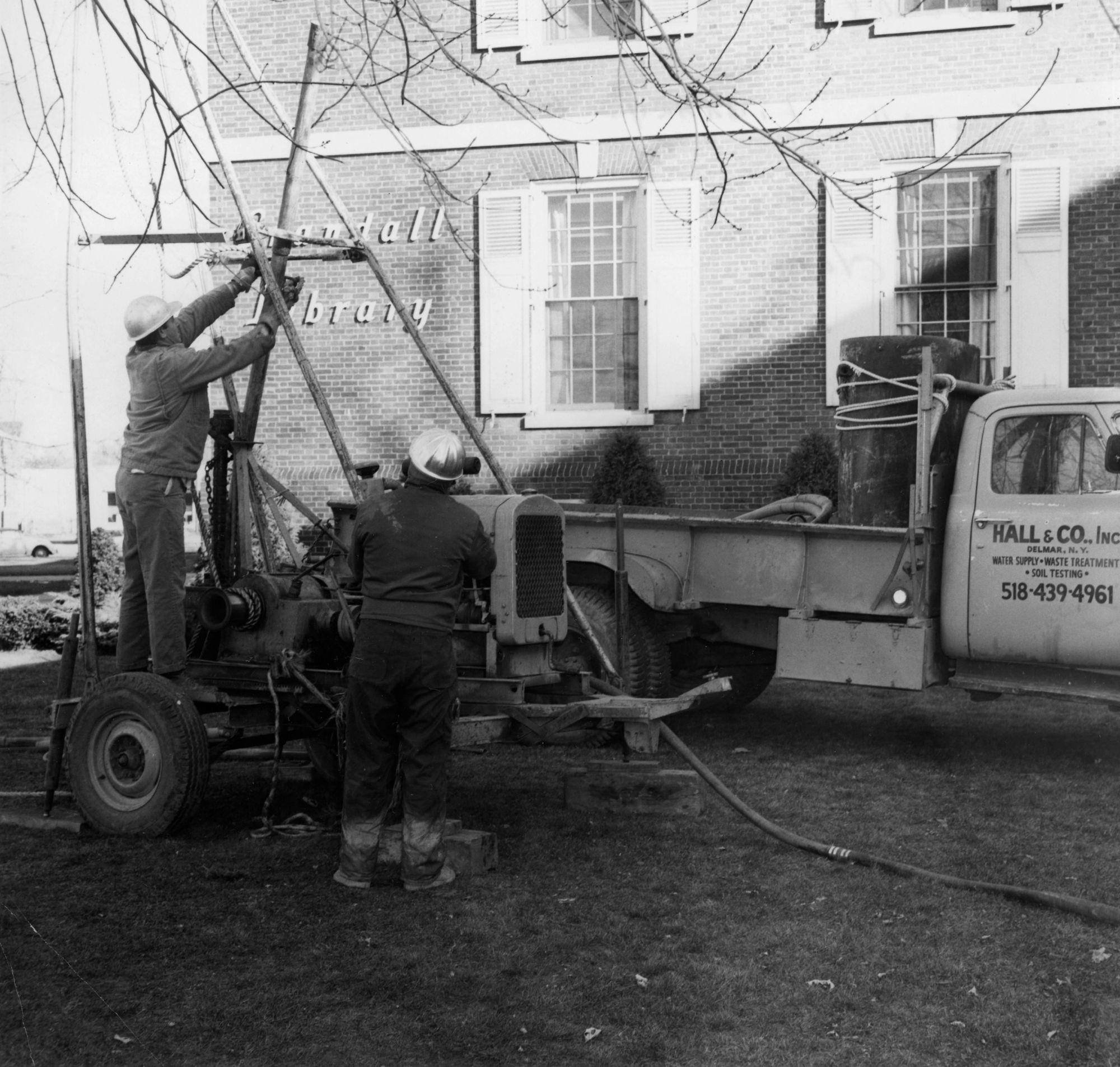 Constructing the Crandall Public Library in Glens Falls